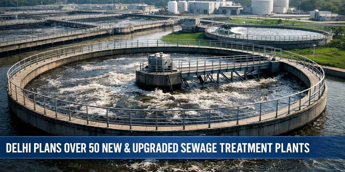Delhi Plans Over 50 New And Upgraded Sewage Treatment Plants