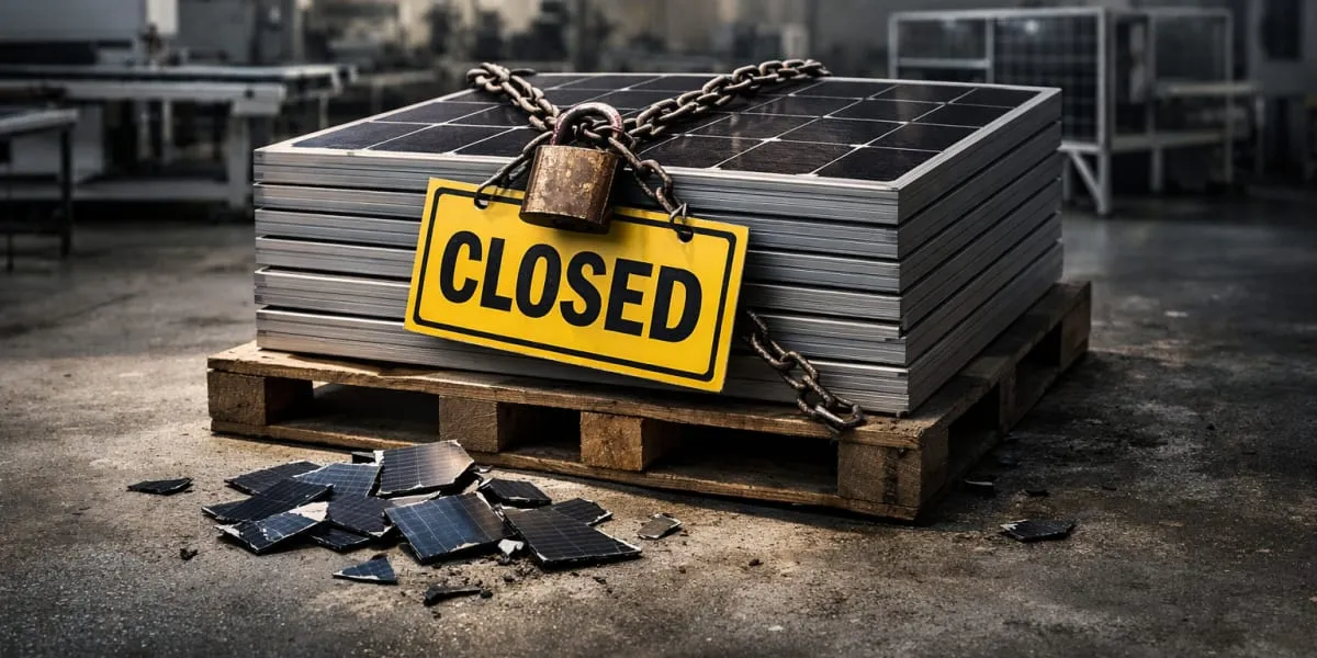India Solar Push Backfires as Panel Factories Shut Down