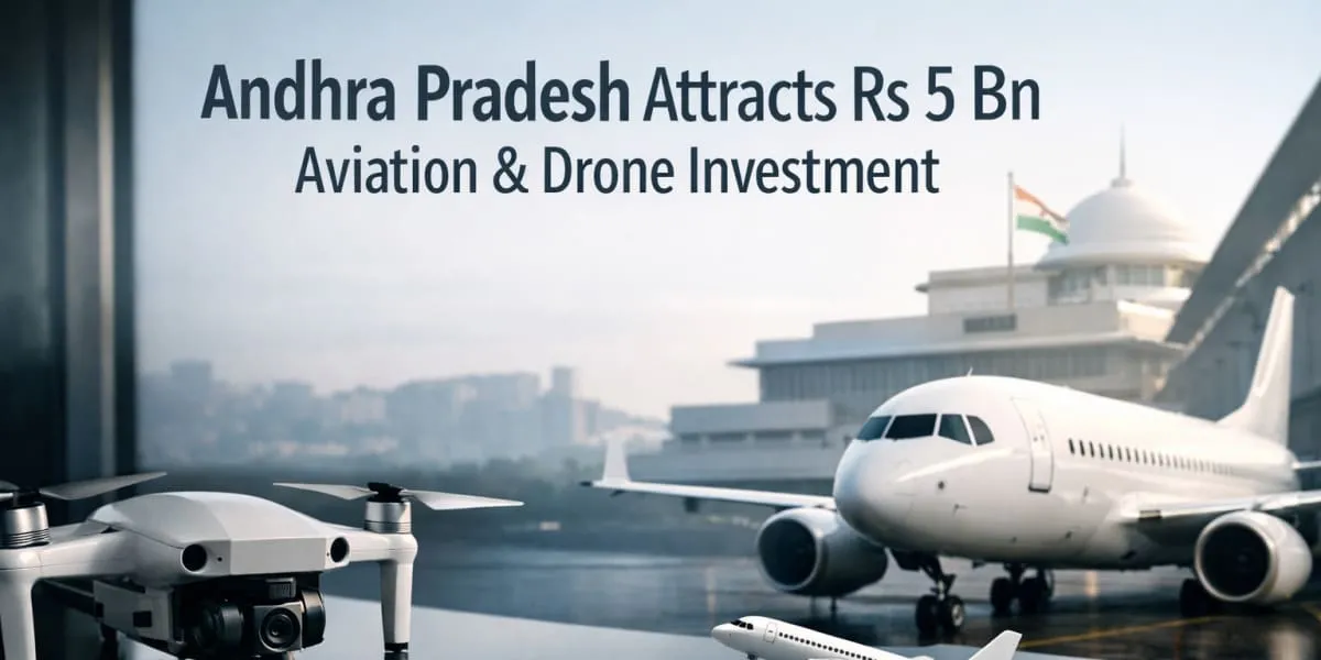 Andhra Pradesh Attracts Rs 5 bn Aviation And Drone Investment