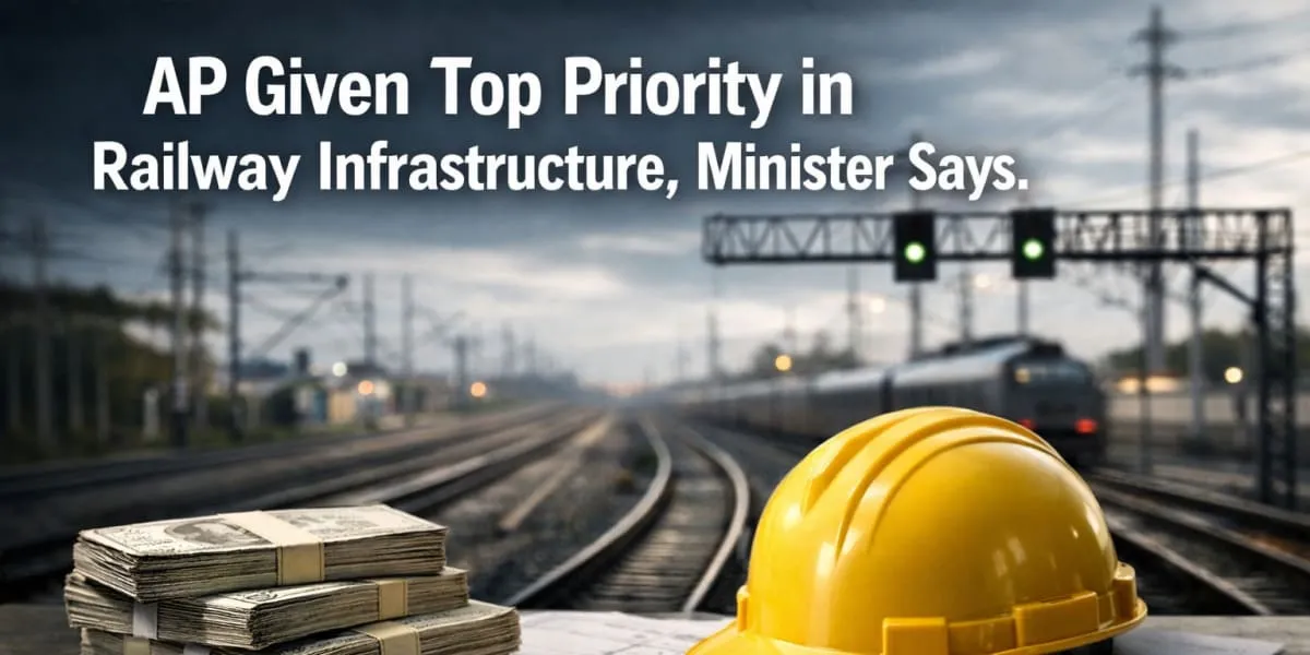 AP Given Top Priority in Railway Infrastructure, Minister Says