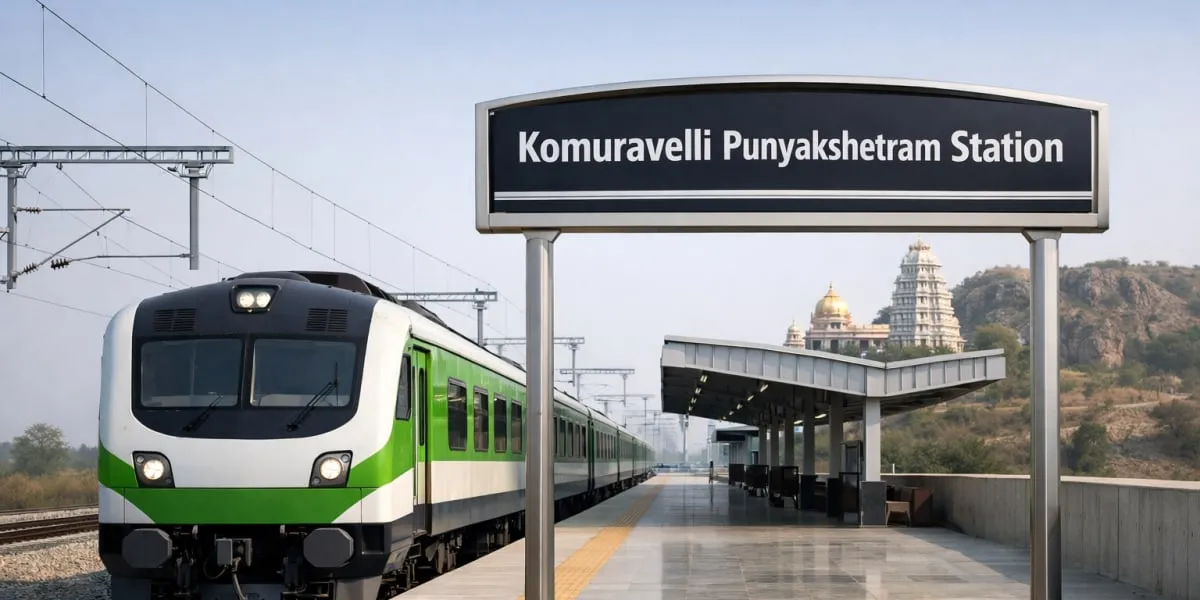 Kishan Reddy Inaugurates Komuravelli Punyakshetram Station in Telangana