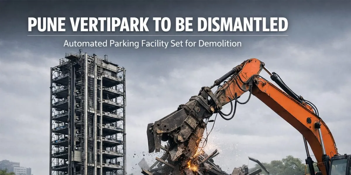 Pune Vertipark Automated Parking Facility To Be Dismantled