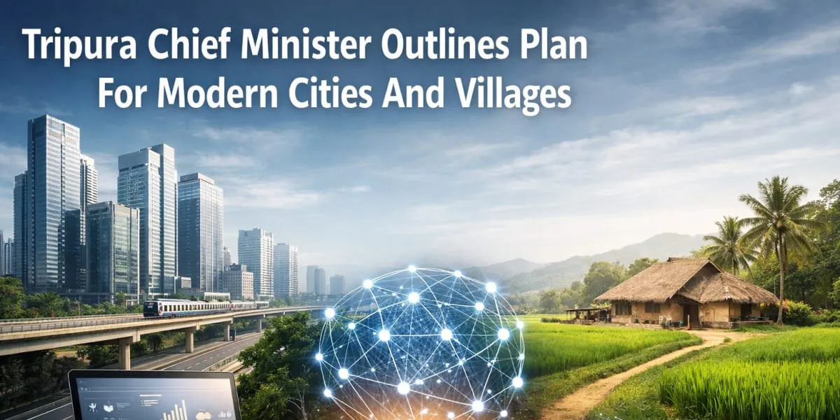 Tripura Chief Minister Outlines Plan For Modern Cities And Villages