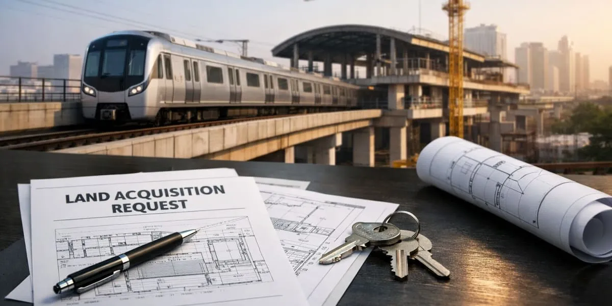 GMRL Seeks HSVP Nod On Land For Two Gurugram Metro Stations