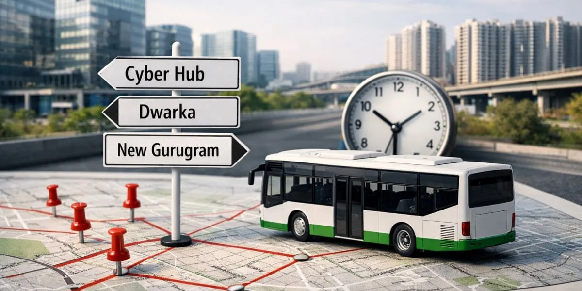 New Gurugram Residents Seek Daily Buses To Cyber Hub And Dwarka
