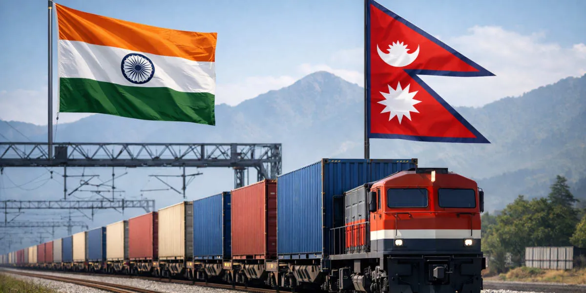India Launches First Direct Container Freight Train To Nepal