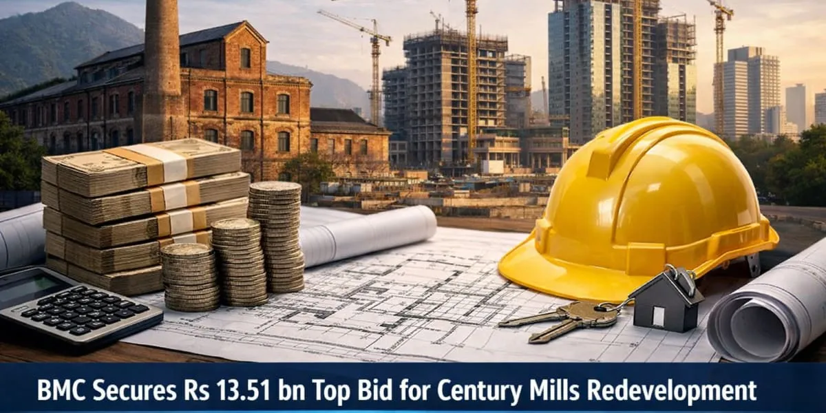 BMC Secures Rs 13.51 bn Top Bid for Century Mills Redevelopment