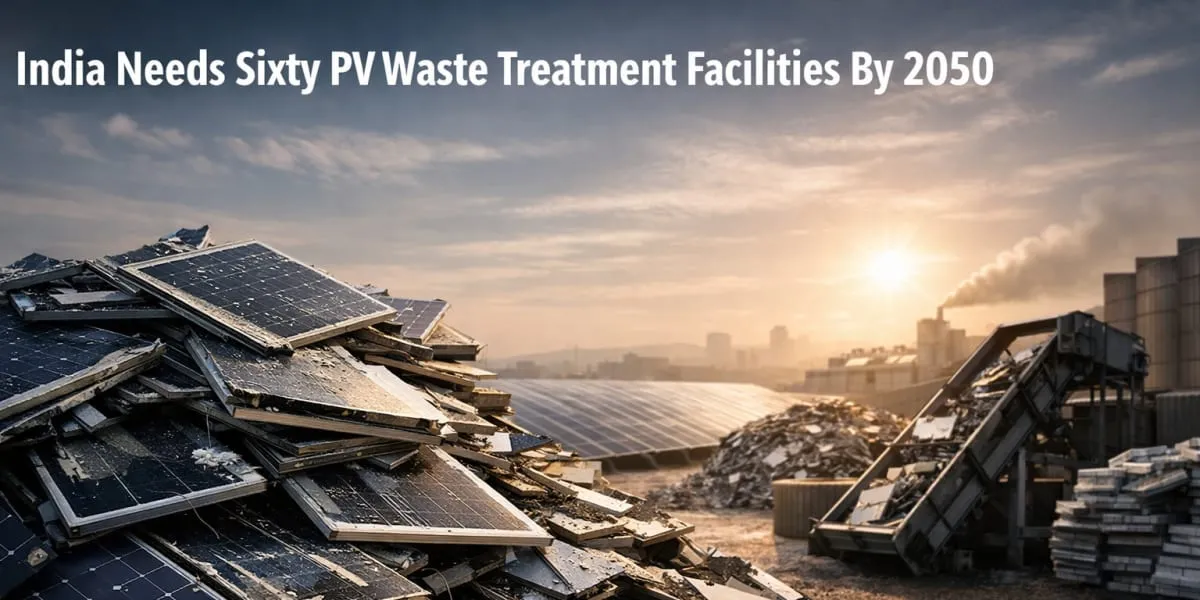 India Needs 60 PV Waste Treatment Facilities By 2050