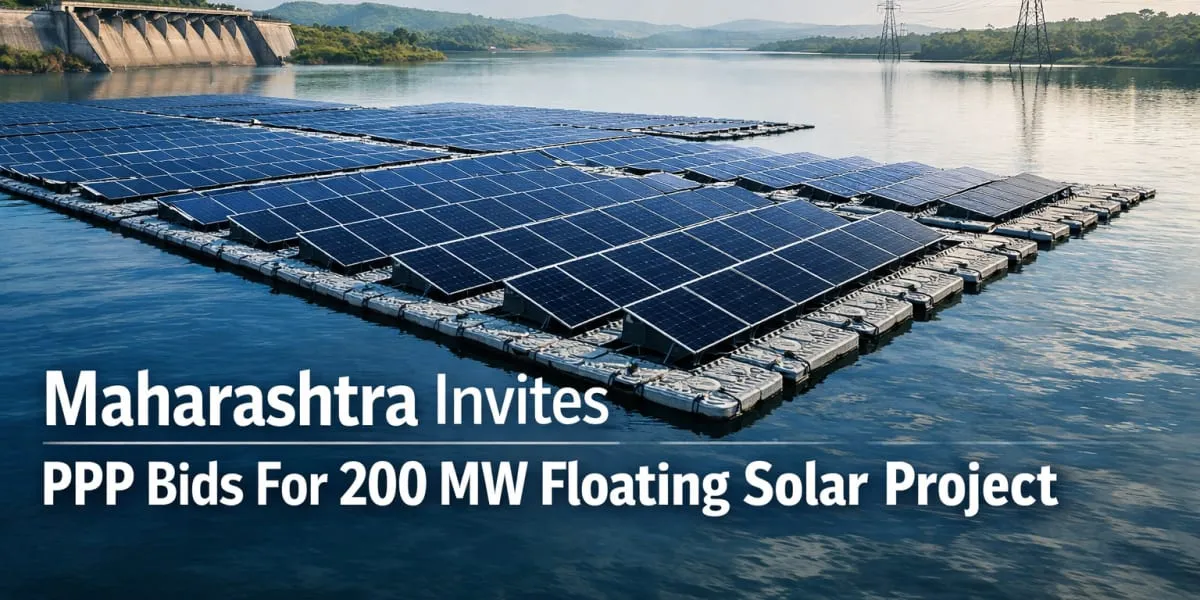 Maharashtra Invites PPP Bids For 200 MW Floating Solar Project