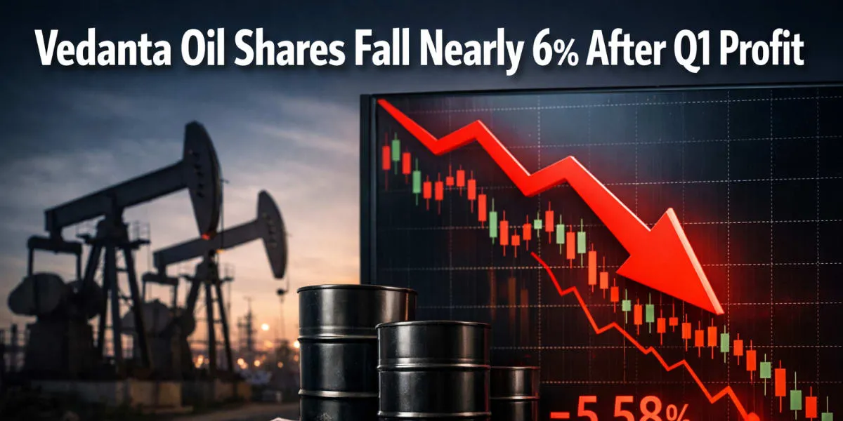 Vedanta Oil Shares Fall Nearly Six Per Cent After Q1 Profit