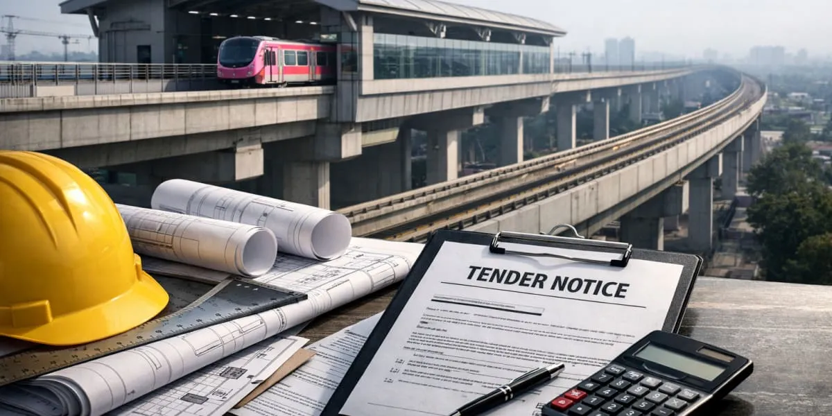 RVNL Invites Bids For 10 Elevated Stations On Kolkata Pink Line