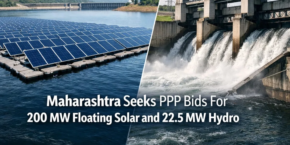 Maharashtra Seeks PPP Bids For 200 MW Floating Solar And 22.5 MW Hydro
