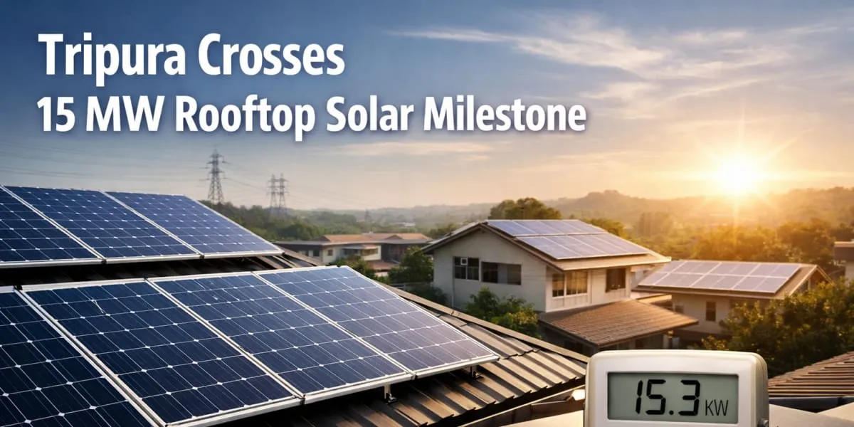 Tripura Crosses 15 MW Rooftop Solar Milestone