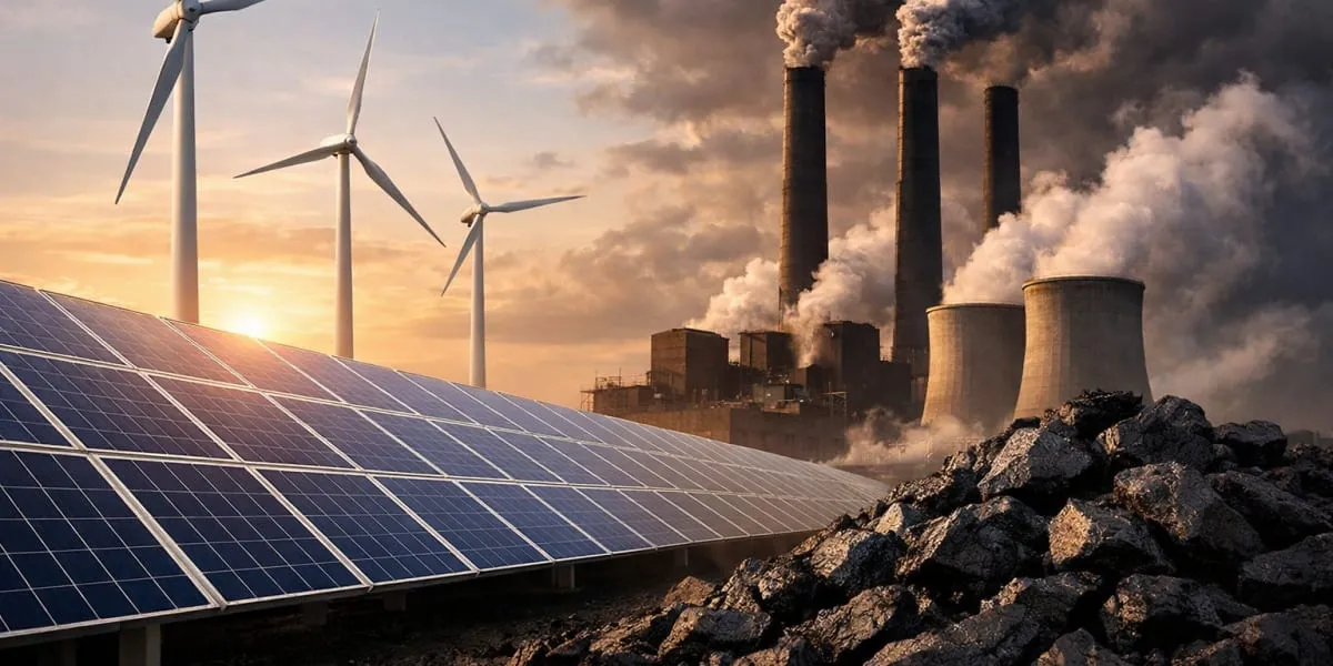 Renewable Generation Cuts Coal Share To One Year Low