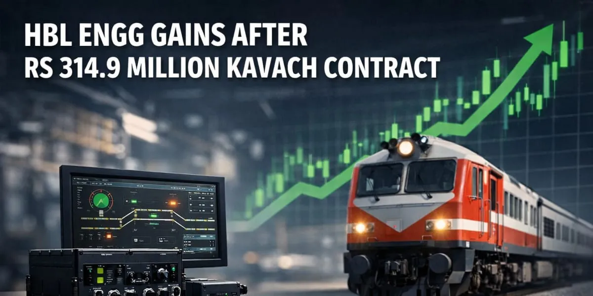 HBL Engg Gains After Rs 314.9 Million Kavach Contract