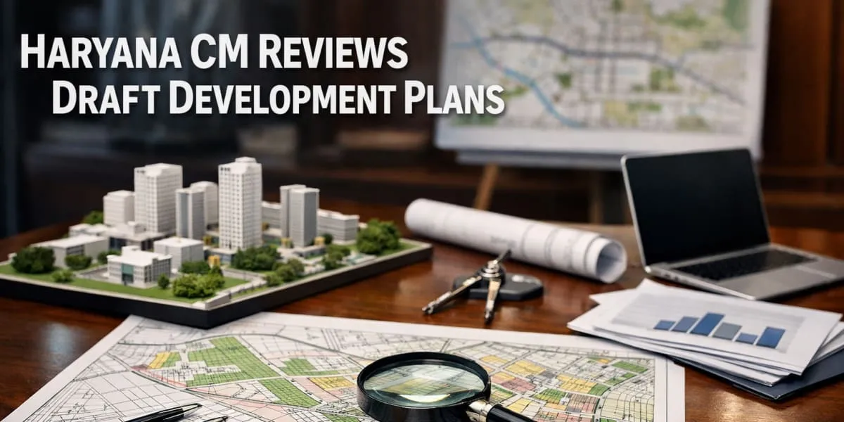 Haryana Chief Minister Reviews Draft Development Plans