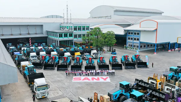 SANY Secures Major Equipment Orders in South America, Thailand