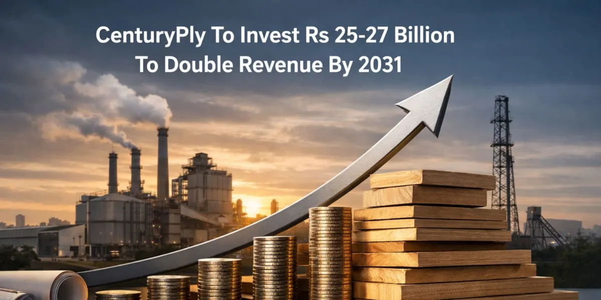 CenturyPly To Invest Rs 25-27 Billion To Double Revenue By 2031