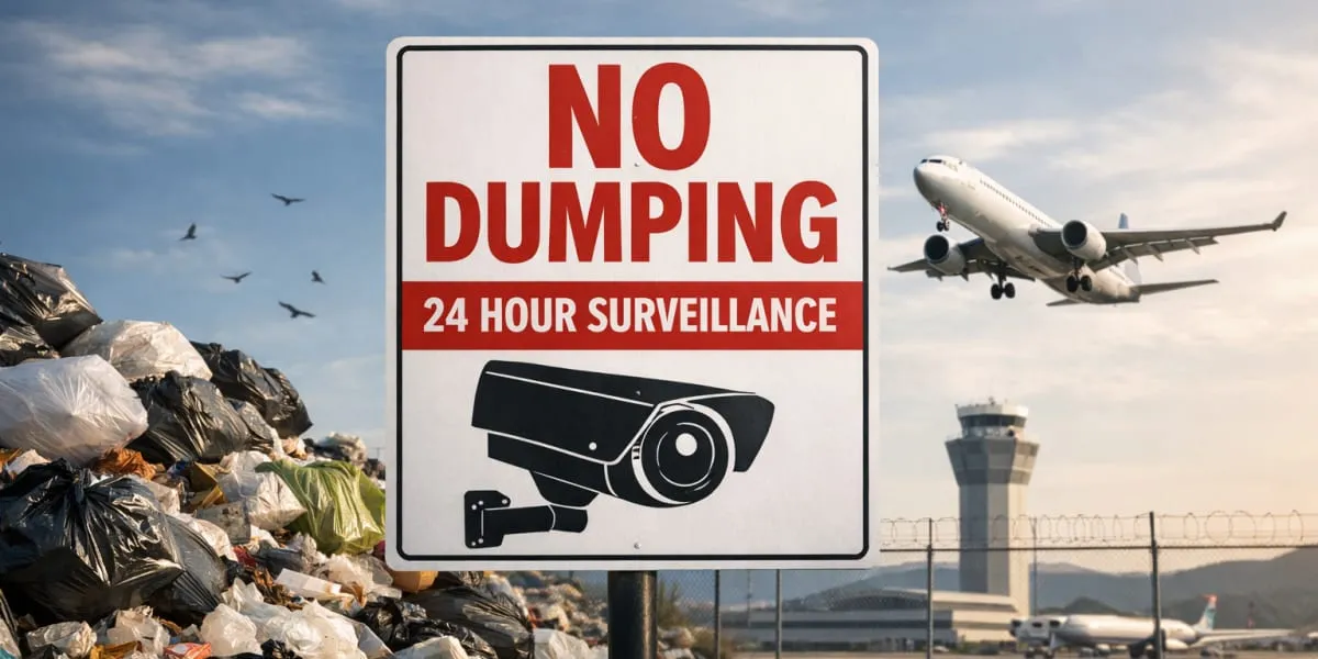 Round The Clock Squad Formed To Prevent Airport Garbage Dumping