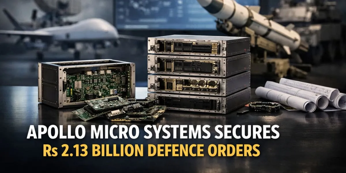Apollo Micro Systems Secures Rs 2.13 Billion Defence Orders
