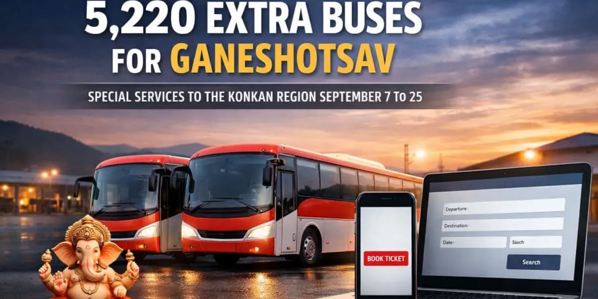 MSRTC To Run 5,220 Extra Buses For Ganeshotsav