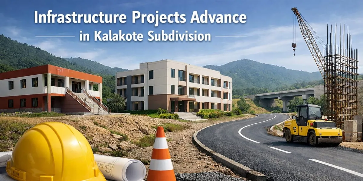 Infrastructure Projects Advance In Kalakote Subdivision