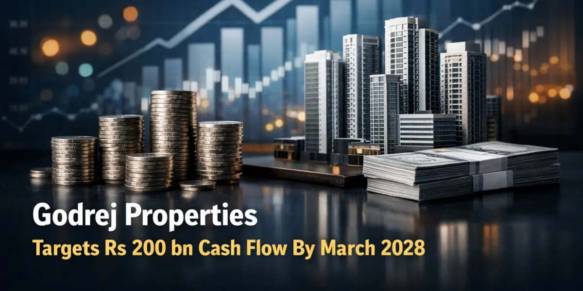 Godrej Properties Targets Rs 200 bn Cash Flow By March 2028