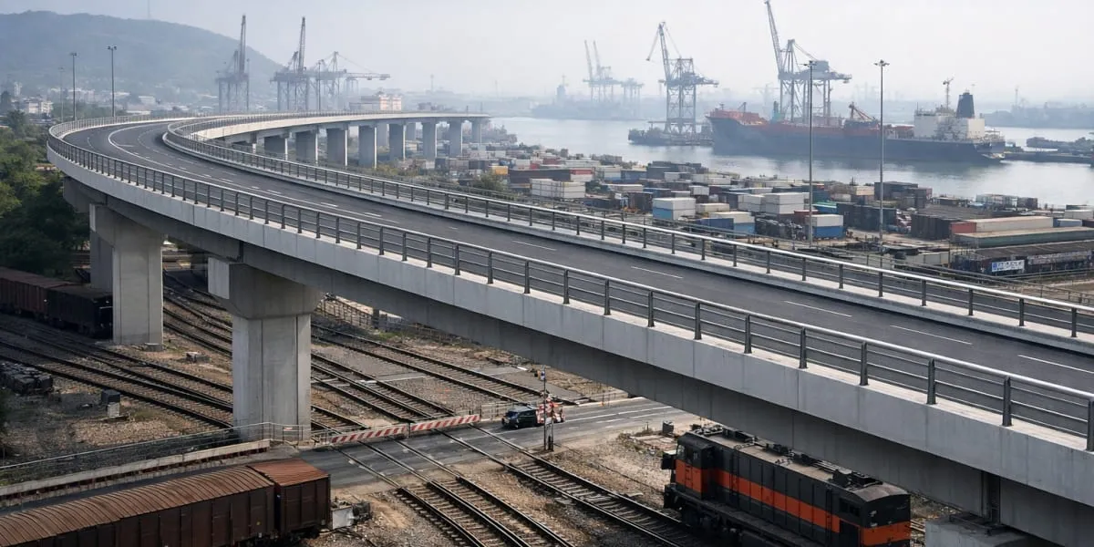 Visakhapatnam Port Rs 3,348.9 mn Flyover To Bypass Nine Rail Crossings
