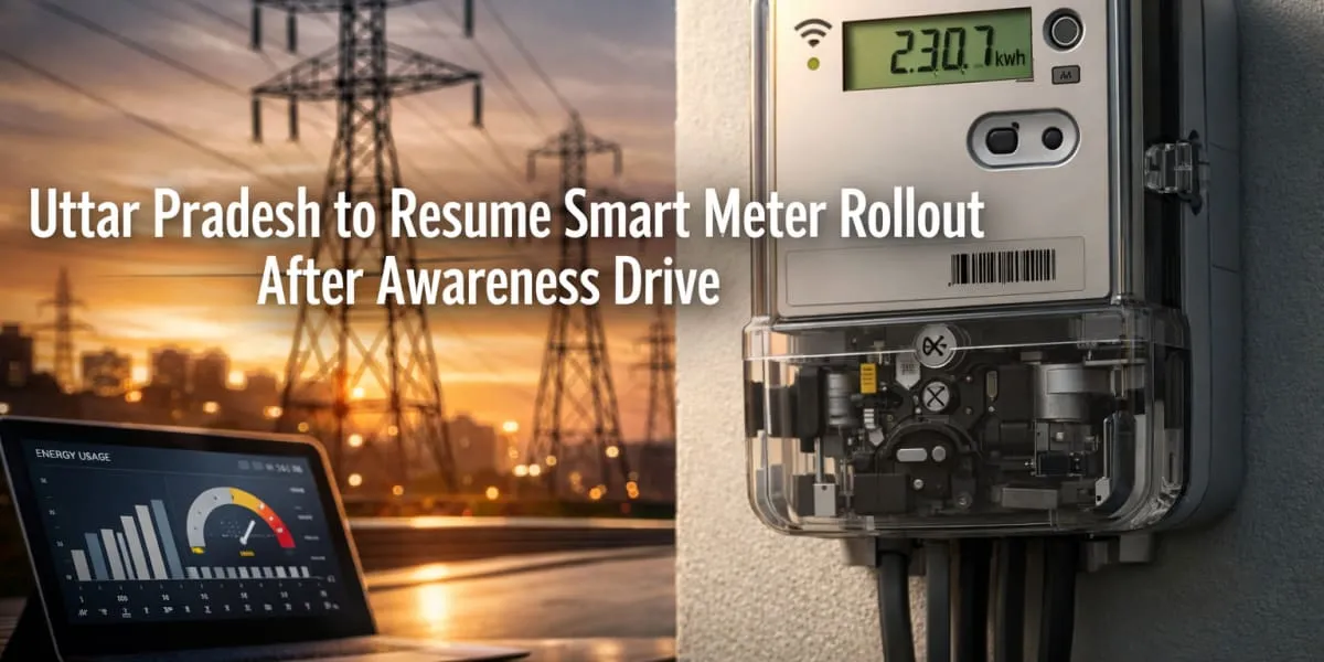 Uttar Pradesh to Resume Smart Meter Rollout After Awareness Drive