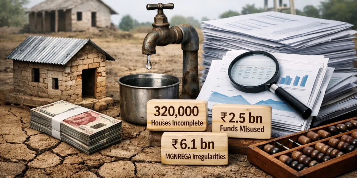 CAG Finds Irregularities In Rural Schemes In Jharkhand