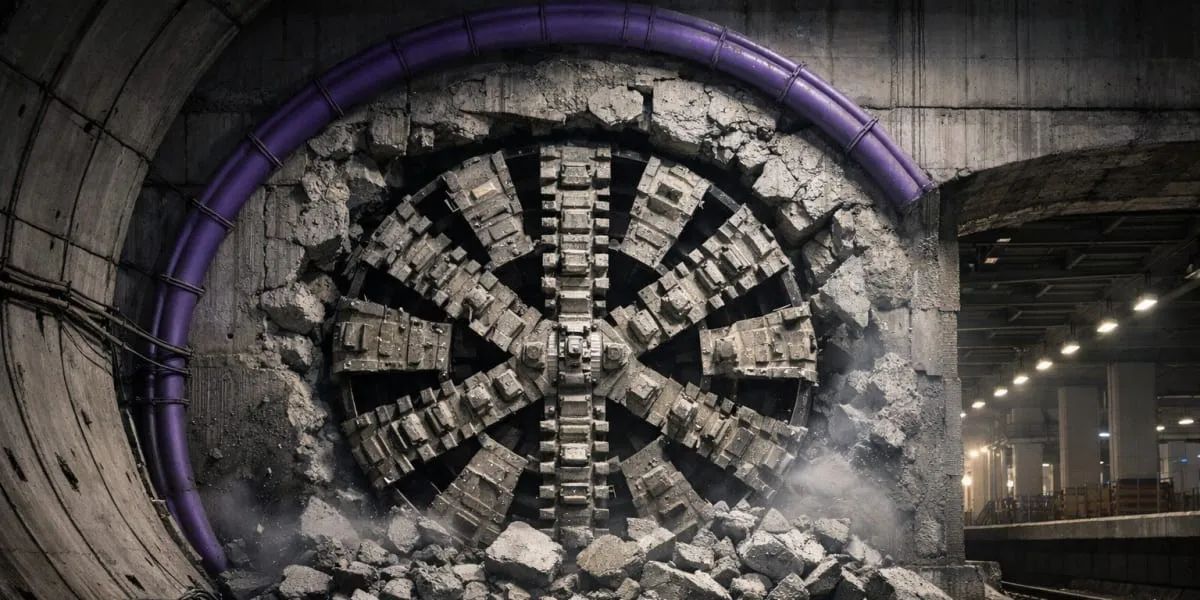 Kolkata Metro Purple Line Tunnel Breakthrough