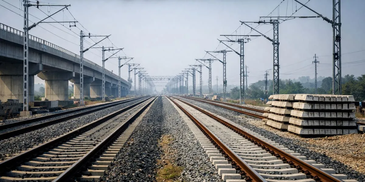 Virar-Dahanu Rail Quadrupling Reaches 64 Per Cent