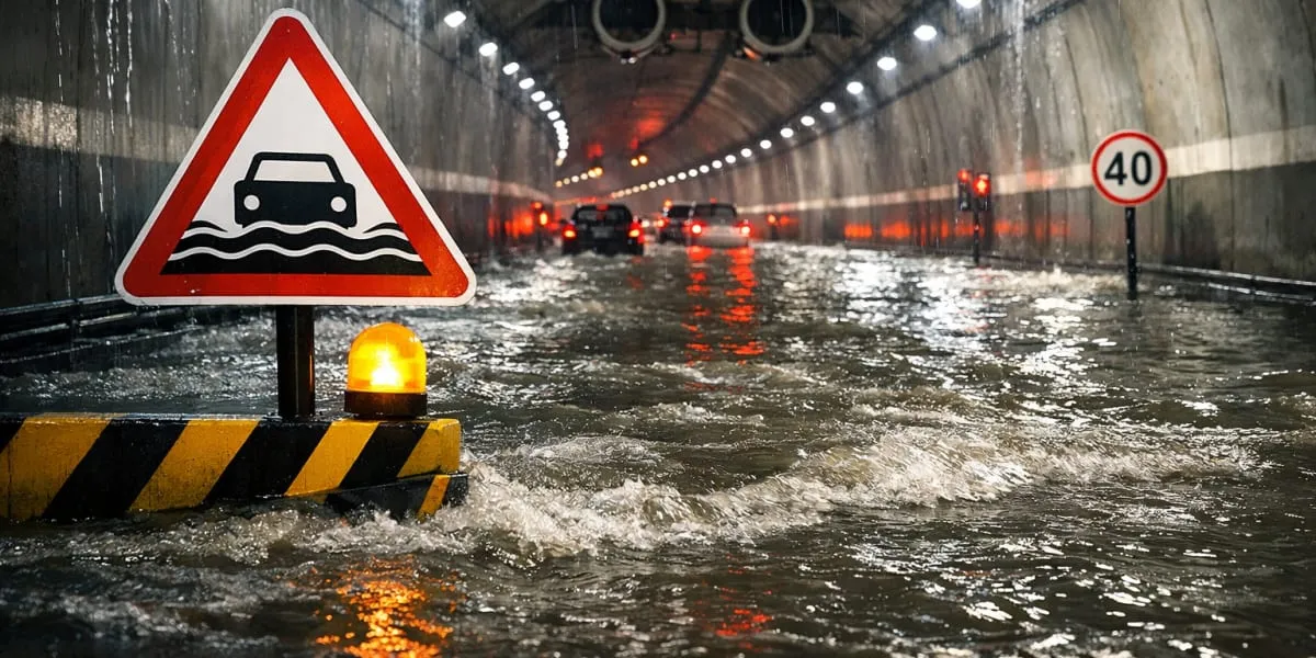 Waterlogging Hits Kota Eight-Lane Tunnel; NHAI Admits Design Flaw