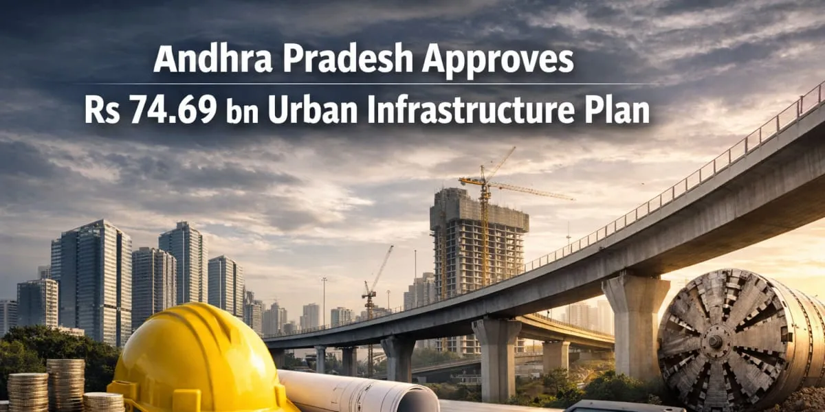 Andhra Pradesh Approves Rs 74.69 bn Urban Infrastructure Plan