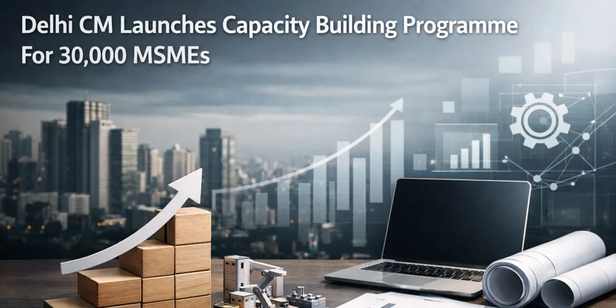 Delhi CM Launches Capacity Building Programme For 30,000 MSMEs
