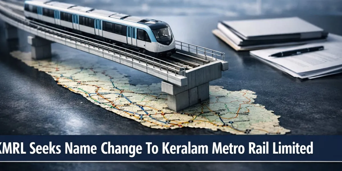 KMRL Seeks Name Change To Keralam Metro Rail Limited