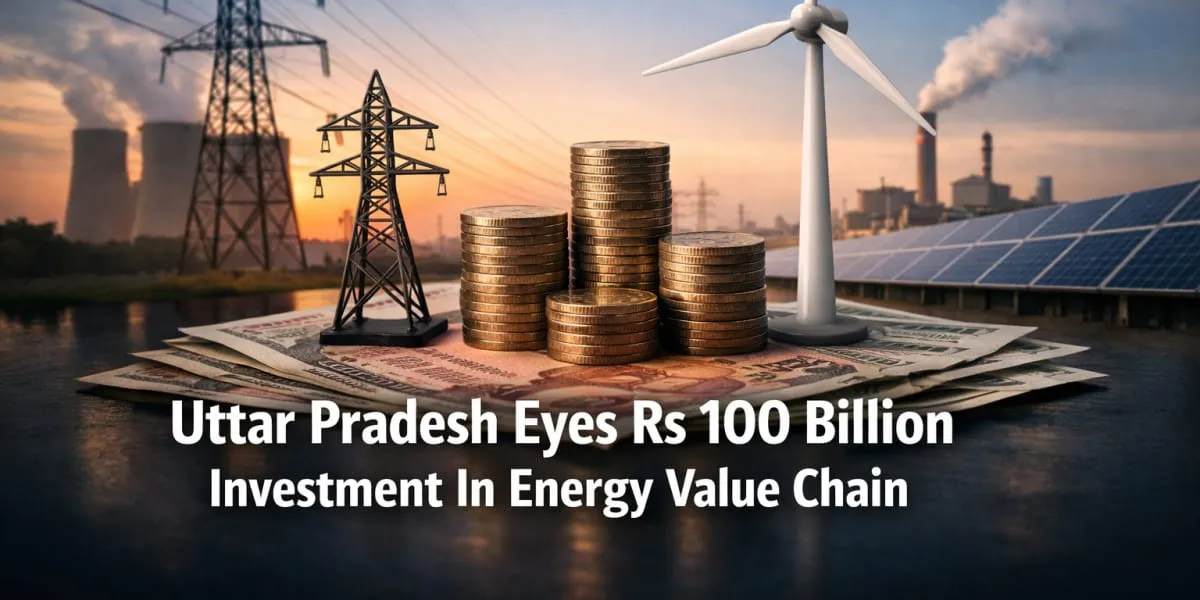 Uttar Pradesh Eyes Rs 100 Billion (bn) Investment In Energy Value Chain