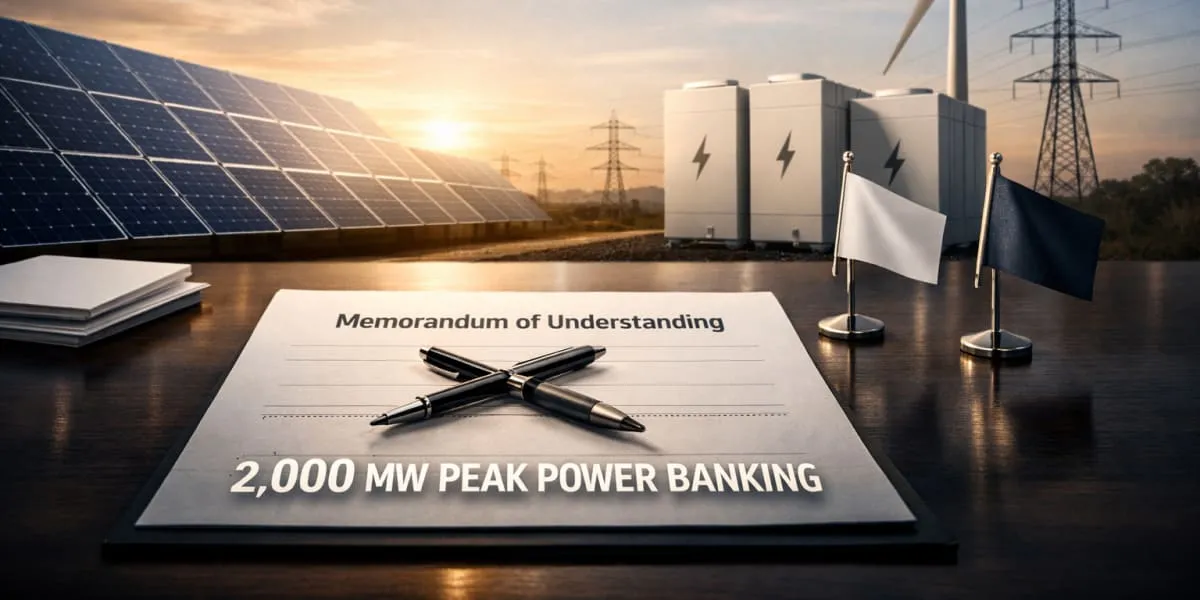 MPPMCL and UPPCL Sign MoU for 2,000 MW Peak Power Banking