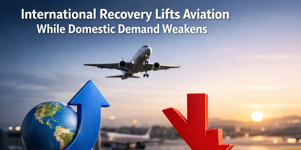 International Recovery Lifts Aviation While Domestic Demand Weakens