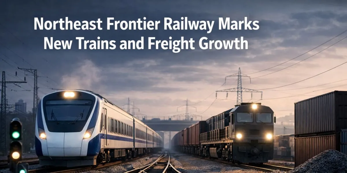 Northeast Frontier Railway Marks New Trains And Freight Growth