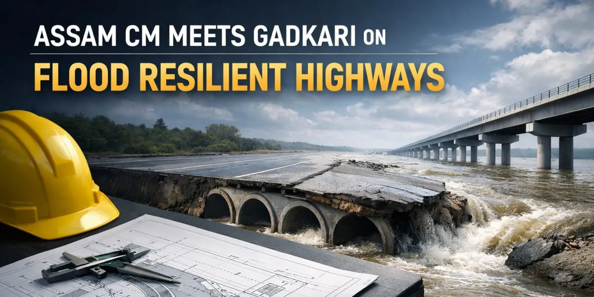 Assam CM Meets Gadkari on Flood Resilient Highways