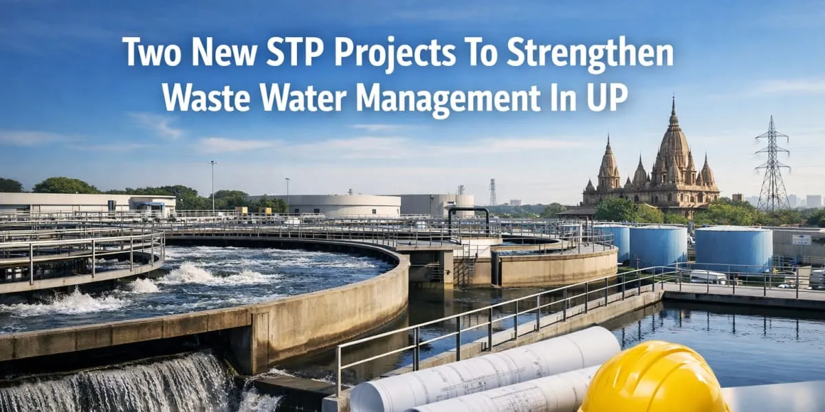 Two New STP Projects To Strengthen Waste Water Management In UP