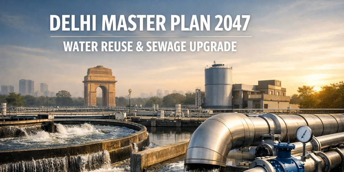 Delhi Master Plan 2047 Targets Water Reuse And Sewage Upgrade