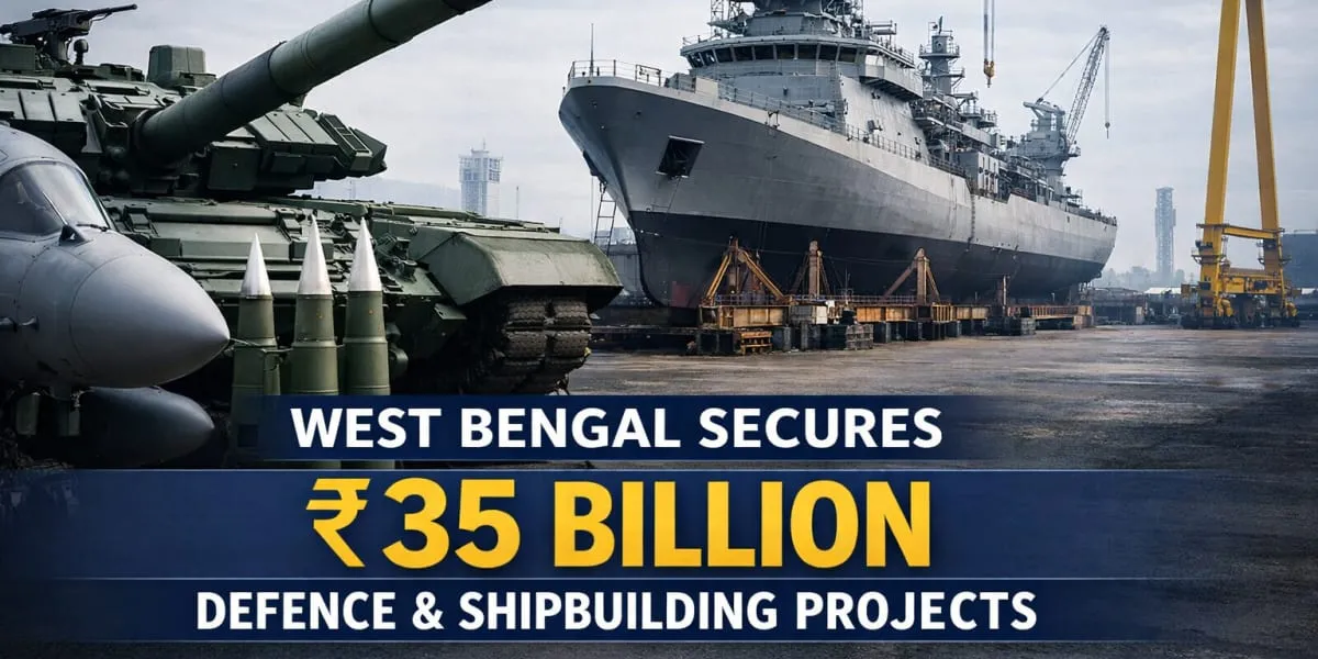 West Bengal Secures Rs 35 Billion Defence And Shipbuilding Projects