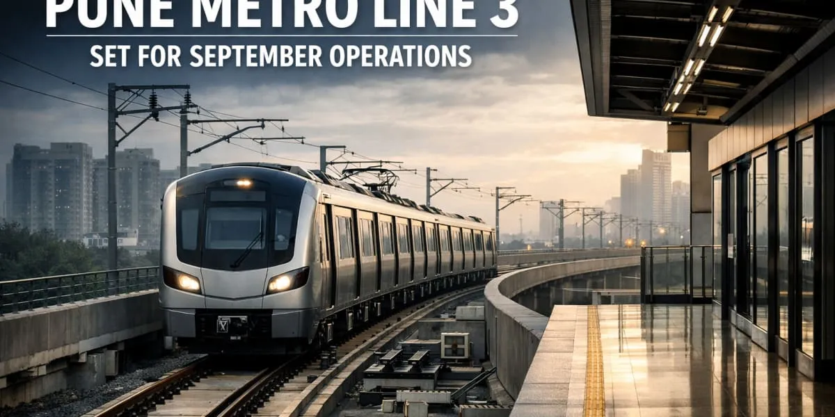 Pune Metro Line Three Set For September Operations
