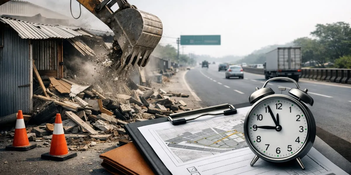 Palghar Collector Orders Clearance of Highway Encroachments in 15 Days