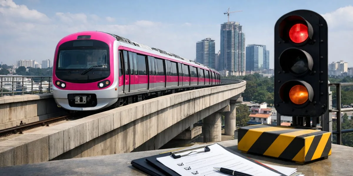 Bengaluru Pink Line Elevated Section Likely To Open In September