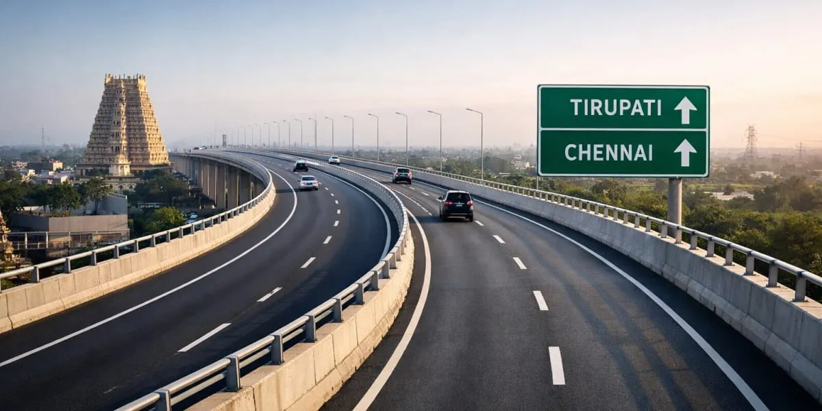 Elevated Corridor to Halve Chennai to Tirupati Travel Time