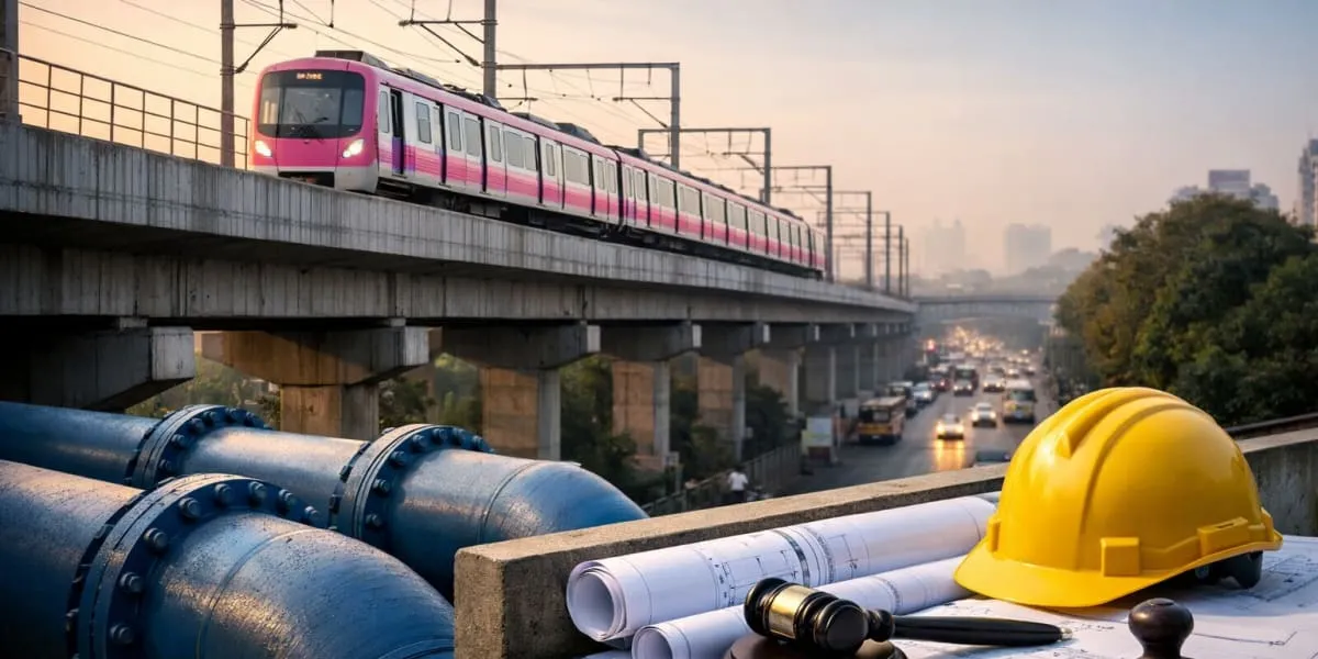 Kolkata Metro Pink Line Wins Civic Clearance