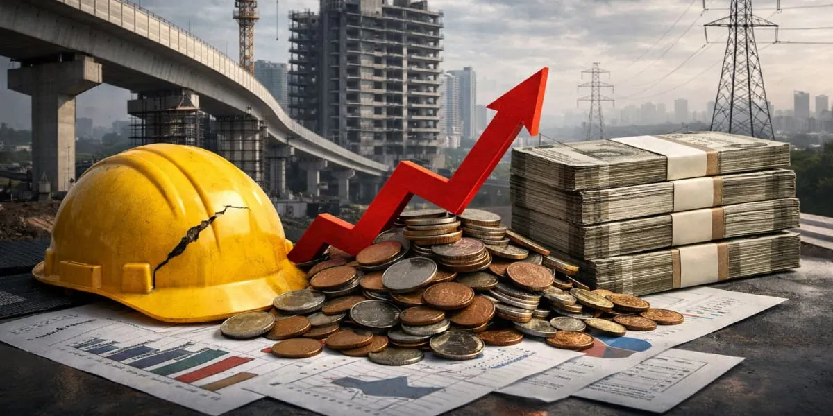 Infrastructure Projects See Cost Overrun Of Rs Three Point Four Trillion